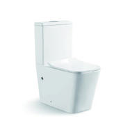 YS22251P 2-osainen reunaton keraaminen wc, P-trap-wc;