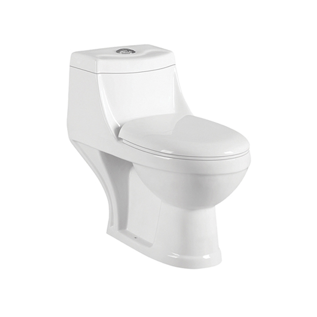 YS24106 Yksiosainen keraaminen wc, P-trap, pesuallas;