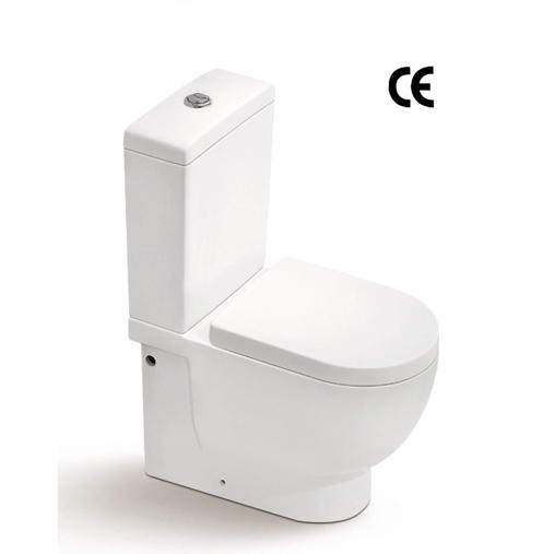 YS22214S Retrodesign 2-osainen keraaminen wc, tiiviisti kytketty P-trap-wc;