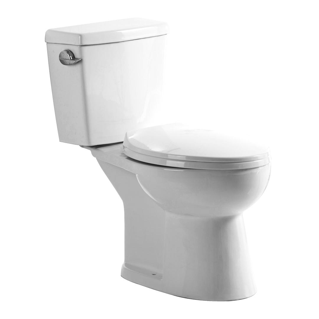YS22238 2-osainen keraaminen wc, pidennetty S-trap wc, TISI/SNI-sertifioitu wc;