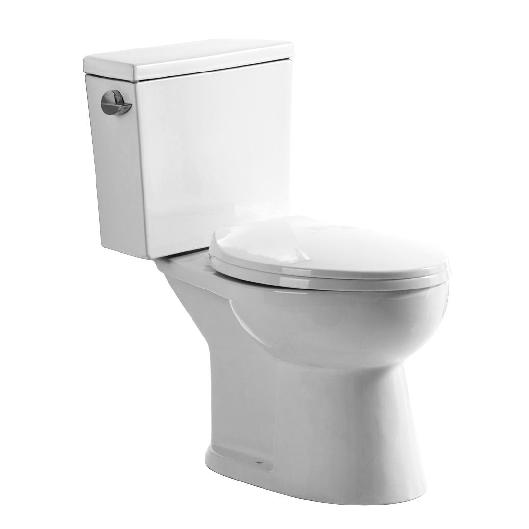 YS22241 2-osainen keraaminen wc, pidennetty S-trap wc, TISI/SNI-sertifioitu wc;