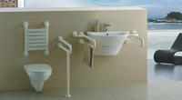S39430W Kylpyhuoneen tartuntatangot, taitettavat tukitangot, turvakaide, liukumattomat kahvat;