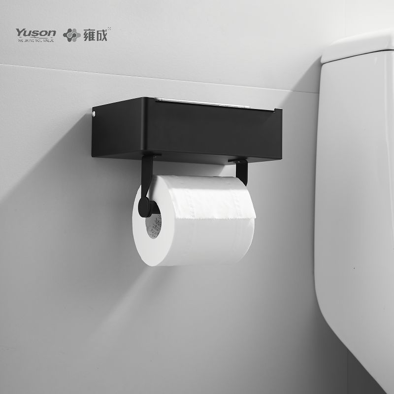 18786D Tyylikäs kylpyhuonetarvikkeet, WC-paperiteline, sinkki/messinki/SUS WC-paperirullan pidike, seinälle kiinnitettävä (sarja 18700)