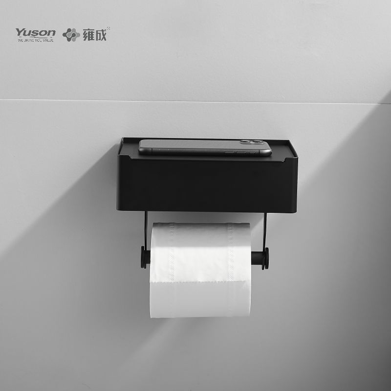18786D Tyylikäs kylpyhuonetarvikkeet, WC-paperiteline, sinkki/messinki/SUS WC-paperirullan pidike, seinälle kiinnitettävä (sarja 18700)